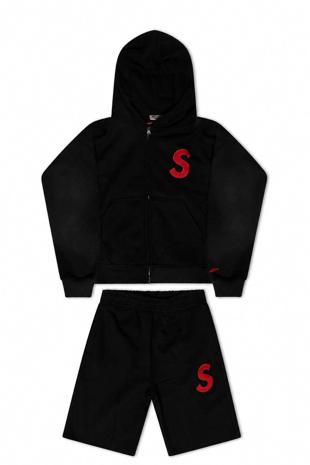 Black & Red Short Set